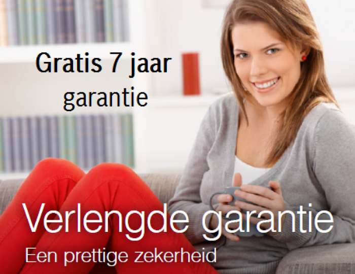 Gratis 7 zeven jaar garantie bij cvketel concurrent